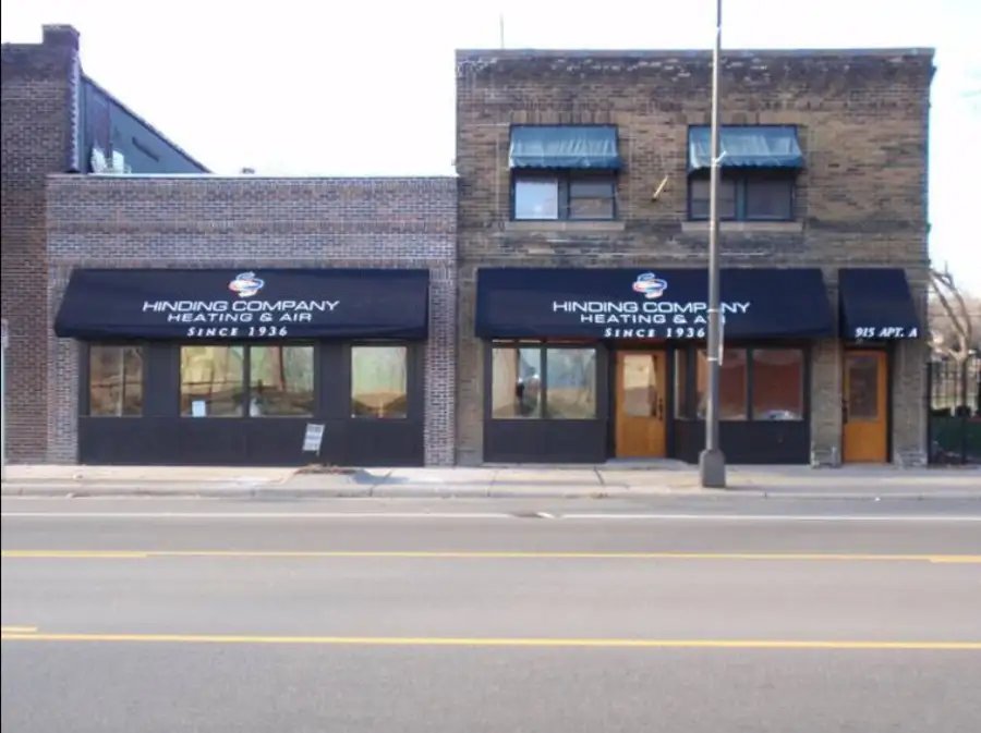 The Hinding Heating shop on West 7th Street, St. Paul